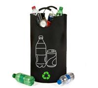 Bolsas de basura de reciclaje, contenedor de almacenamiento, contenedor de reciclaje con asas dobles para fácil transporte, organizador de bolsas de basura para dormitorio, universidad, hogar, cocina,