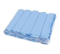 Bolsas de basura pequeñas, 5 litros, 100 bolsas de basura coloridas para oficina, cocina, baño (17.7 x 19.7 pulgadas) (azul)