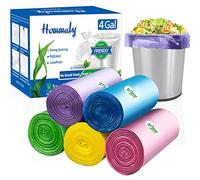 Bolsas de basura pequeñas de 4 galones, bolsas de basura extra fuertes para el hogar, oficina, cocina (RA)