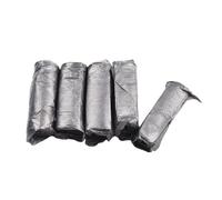 Bolsas de basura portátiles para camping, para festivales, actividades al aire libre, limpieza del hogar, 45 x 45 cm, 60 piezas (negro)