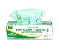 Bolsas de basura ProGreen 100% compostables 2.6 galones, extra gruesas 0.71 mil, pequeñas bolsas de basura de compost, bolsas de basura de cocina, residuos de alimentos, bolsas de residuos de patio,