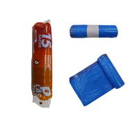Bolsas de basura Sacos de basura con capacidad de 30 Litros 15 bolsas en rollo,sacos para uso domestico muy resistentes anti gota material reciclable cierre facil con asas surtidos de cantidad a