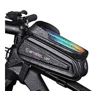 Bolsas de Bicicleta, Bolsa Manillar con Soporte Móvil para Telefono Bicicleta, Bolsa Bici, Bolso Bicicleta Impermeable y con Ventana para Pantalla Táctil, para Teléfono Inteligente por Debajo de 7,0 Pulgadas