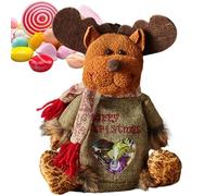 Bolsas de, bolsas de de Navidad para muñecas 3D | Bolsas de bolsa con muñeca 3D,Bolsa de tela Goody Bag para decoración de mesa, oficina, árbol de Navidad