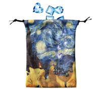 Bolsas de bolsas para tarjetas de tarot, bolsa de almacenamiento del tarot, Soporte de almacenamiento de bolsas con cordón de 13x18 cm, Joyas que llevan la bolsa para la mano de los entusiastas del ta