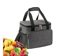 Bolsas de camping aisladas grandes - Bolsa térmica aislada impermeable | Bolsa térmica grande | Bolsa reutilizable de aislamiento térmico de 15 l | Transporte de alimentos a prueba de fugas caliente