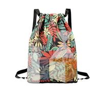 Bolsas de capó de gimnasio, bolsas de cuerda trasera | BAYA DE NYLON NYLON plegable Bagna impermeable - Parachos de senderismo de de gran capacidad para viajes diarios, fitness, libros, te, Hojas