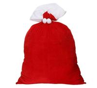 Bolsas de caramelos de Navidad, bolsas de regalo rojas - juguetes dulces aperitivos organizador para decoración casa escuela recompensa sala de estar