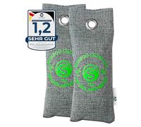 Bolsas de Carbón Activo para Zapatos 2x75g - Elimina Olores y Humedad - Neutralizador Natural para Calzado Deportivo y de Trabajo - Reutilizable sin Perfume ni Químicos