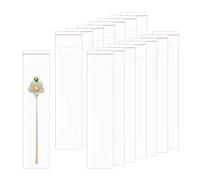 Bolsas de celofán autoadhesivas transparentes 5x20cm 300 piezas Bolsas de largas celofán OPP 50µm para caramelos Velas Joyas Collares Bocadillos Almacenamiento (3 Tamaños a Elegir)