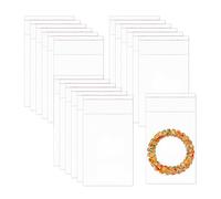 Bolsas de Celofán Plástico Autoadhesivas 5 x 8cm 500pcs Pequeñas Bolsas de Transparente 50µm OPP Bolsas de Embalaje con Orificio de Ventilación y Costura Sellada para Joyas Pendientes Caramelo Chuche