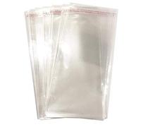 Bolsas de celofán transparentes resellables de celofán autoadhesivo OPP para pastelería, velas, caramelos, galletas, tarjetas, pretzels, piruletas, tartas, regalos, decoración de embalaje, 200 Count