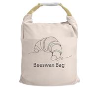 Bolsas de cera de abeja para pan, algodón fresco reutilizable, bolsa de almacenamiento de masa madre de cera, para frutas, verduras, queso, sándwich, cocina, hogar, panadería, granja