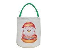 Bolsas de cesta de conejito de Pascua, lindas bolsas de Pascua - Bolsa de almacenamiento de bolso de gran capacidad para dulces - Organizador de decoración de Pascua bolsa para novia, esposa, amiga, h
