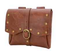 Bolsas de cinturón de Medieval Accesorios de Disfraces renacentistas Riñonera Larp Bolsas para teléfono Monedero de de PU Regalos Riñonera Larp Paquete Monedero con cinturón renacentista