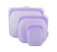 Bolsas de comida de silicona, reutilizables con cremallera, Eco Friendly Storage Containers, portátiles Snack Holders, for Meal Prep Lunch Travel Meat Cheese Vegetable Fruit Kitchen Organization Home