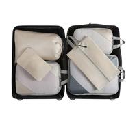 Bolsas de Compresión para Viaje, Organizador de Equipaje con de Compresión, Juego de 6 Piezas para Ropa Ropa de Cama Zapatos Artículos de Aseo y Edredón en Maleta Viaje Aviación