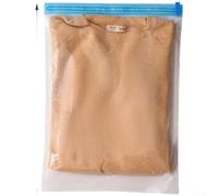 Bolsas de compresión para viajes para ropa, efecto de vacío enrolladas a mano, no requiere bomba, diseño transparente P PE para un reconocimiento rápido (35 x 50)