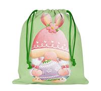 Bolsas de conejo de Pascua, bolsas de feliz Pascua, bolsas de caza de huevos de conejito de Pascua, regalos de Pascua, bolsas de dulces con cordón, bolsas de galletas para Pascua y baby shower