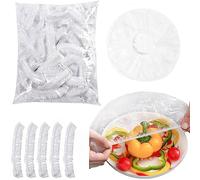Bolsas de Conservación Fresca*200pcs, ACTOYS Cubiertas Almacenamiento Elásticas Plástico, Transparentes Cubierta Alimentos, Bolsas Tapar Alimentos, Cubiertas Elásticas Funda Protectora Almacenar