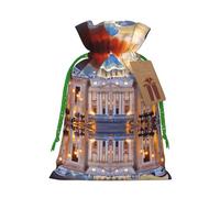 Bolsas de cordón con estampado de la Ciudad del Vaticano, bolsas de aperitivos, bolsas de almacenamiento para envolver regalos, decoraciones de fiesta