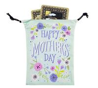 Bolsas de cordón de terciopelo, Bolsas de regalo de terciopelo para el día de la madre con diseño de cordón, de regalo fáciles de llevar para niños, nietos, adultos, compañeros de trabajo, amig