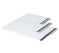 Bolsas de correo de plástico blanco Bolsas de correo Bolsas de correo Láminas Bolsas de correo Láminas de LDPE Coex 40x60cm 60my, 500 pieza