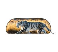 Bolsas de cosméticos con estampado de balón de fútbol para mujer, bolsa de maquillaje, bolsa de almacenamiento de viaje, neceser de aseo, Leopard, One Size