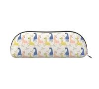 Bolsas de cosméticos con estampado de estrellas oscuras para mujer, bolsa de maquillaje, bolsa de almacenamiento de viaje, neceser de aseo, Jirafa Adorable, One Size