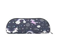 Bolsas de cosméticos con estampado de estrellas oscuras para mujer, bolsa de maquillaje, bolsa de almacenamiento de viaje, neceser de aseo, Lindo arco iris de animales marinos, One Size