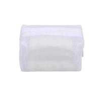 Bolsas de cosméticos de Malla de Nailon, Lindas Bolsas pequeñas for Maquillaje y lápiz Labial for Mujer(White)