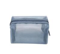 Bolsas de cosméticos de Malla de Nailon, Lindas Bolsas pequeñas for Maquillaje y lápiz Labial for Mujer(Blue)