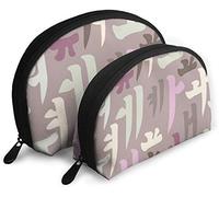 Bolsas de cosméticos de viaje con alfabeto coreano para mujer, impermeables, 2 piezas, bolsa de embrague para maquillaje, bolsa organizadora de cosméticos y artículos de tocador, bolsa de viaje port
