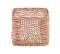 Bolsas de cosméticos de viaje multifuncionales de malla transpirable para artículos esenciales de cuidado de la piel y herramientas de belleza, bolsa de aseo de color dopamina de moda, b, Mass Beauty
