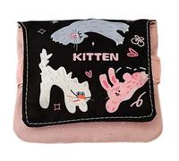 Bolsas de cosméticos organizadas de poliéster creativas, únicas y prácticas, para uso diario, Persiguiendo sueños