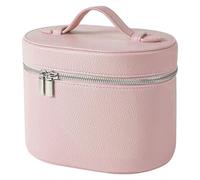 Bolsas de cosméticos para Mujeres, Bolsa de Maquillaje de Cuero PU Bolsa de Maquillaje de Viaje con Divisor extraíble y asa Organizador de con Cremallera Viaje para Mujeres y niñas