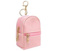 Bolsas de cosméticos pequeñas de moda para mujer, de piel sintética, soporte para lápices labiales y organizadores de tarjetas, bolsas de maquillaje portátiles, Pink