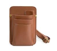 Bolsas de cuero para herramientas de carpintero de piel resistente para electricista, bolsa de herramientas, refuerzo de cuero