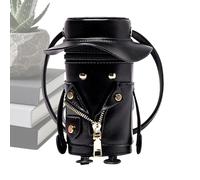 Bolsas de cuero para mujer, pequeñas y bonitas, bolso de piel sintética de lujo, para mujeres, niñas, novias, viajes, deportes, camping, noche, boda, fiesta, baile de graduación, Black, Refer to