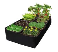 Bolsas de Cultivo de Plantas,Cama de Jardín Elevada de Tela,486L Bolsa Verduras Plantar,Gran Capacidad Bolsa Siembra,Bolsa de Plantación Rectangular Jardín para Verduras,Frutas,Flores,Hierbas (1PCS)