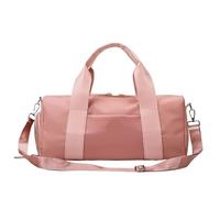 Bolsas De Deporte Unisexo Sports Gym Handbag Women Fitness Swimming Training Bags Female Dance Yoga Mat Bag Outdoor Travel Luggage Pack with Shoes Pocket(Pink)