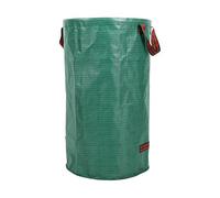 Bolsas de desecho de jardín, 132-Gallon Heavy Duty Yard Debris Containers, Reusable Outdoor Grass Leaf Bins, Tear-Resistant Gardening Cleanup Sacks with Reinforced Handles for Landscaping Recycling