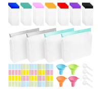 Bolsas De Dispensación De Tabletas, Conjunto De Contenedores De Proteína En Polvo, Recipientes De Reutilizables 25.5x18.5x5cm/10.04x7.28x1.97 Pulgadas Compactas Y Livianas/seguras Y Fugas Par