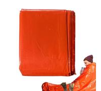 Bolsas de dormir de supervivencia para rescate, térmicas, portátiles | Manta para exteriores, camping, senderismo, exterior, supervivencia, camping, senderismo, coche, ligera, equipo, cobertura