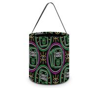 Bolsas de dulces con patrón de tarot de neón, bolsas de dulces reutilizables para decoración de fiestas y días festivos