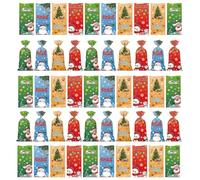 Bolsas de dulces de Navidad, bolsas de galletas, bolsas de aperitivos para