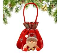 Bolsas De Dulces Navideños - Bolsas De Fiestas Con Cordones De Colores - Sacos De Embalaje Para Fiestas,Para Rellenar Calcetines Adultos De Aula Tentempiés Golosinas