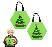 Bolsas de dulces para fiesta de Navidad,Bolsas de regalo de fiesta de Navidad - bolsa de asas del regalo del muñeco de nieve de la Navidad 2X,Bolsa de embalaje de golosinas navideñas para niños, sumin