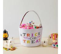 Bolsas de Dulces para Halloween, Bolsa de Cubo de Caramelos de Halloween, Cubos de Dulces de Fantasma para Niños y Niñas para Truco o Trato, Suministros para Fiestas, Bolsa de Regalos para Niños