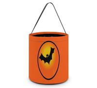 Bolsas de dulces reutilizables para Halloween, murciélago, luna, Halloween, truco o trato, para decoración de fiestas y días festivos